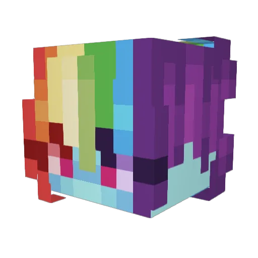 leafsheepseaslug Minecraft avatar head, 3D render