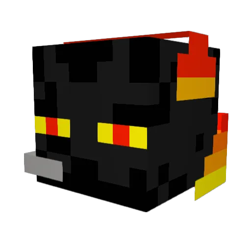 leafsiner124 Minecraft avatar head, 3D render