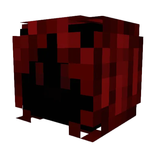 leaftonread Minecraft avatar head, 3D render