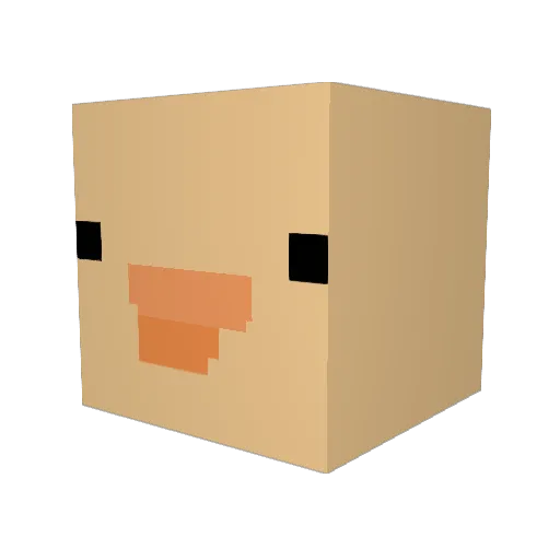 leafwad Minecraft avatar head, 3D render