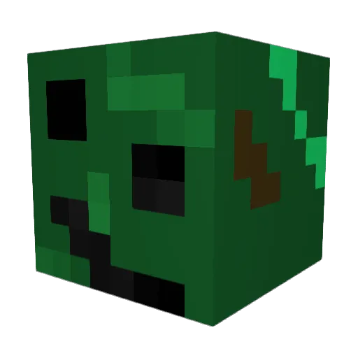 leafyboi_063 Minecraft avatar head, 3D render