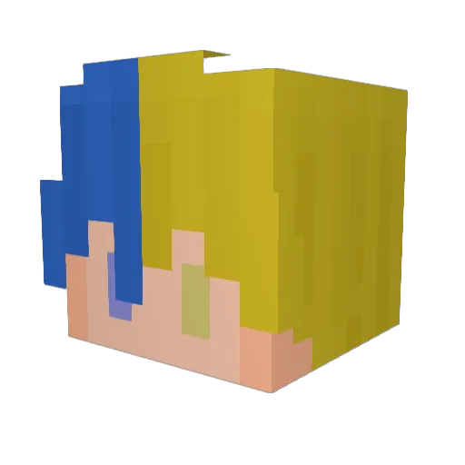 leafycore Minecraft avatar head, 3D render