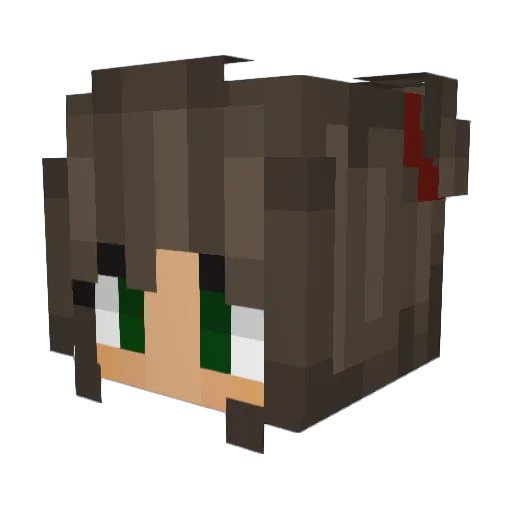 leagaming33 Minecraft avatar head, 3D render