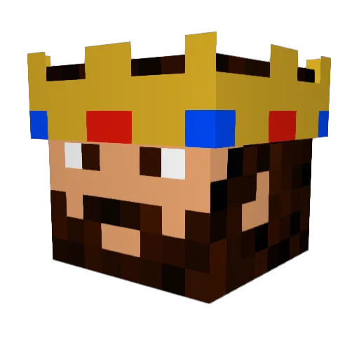 leahpar74 Minecraft avatar head, 3D render