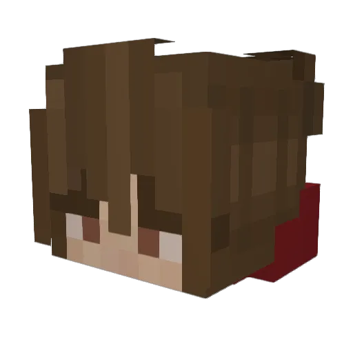 leahspidey Minecraft avatar head, 3D render