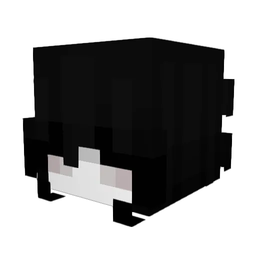 leakonik Minecraft avatar head, 3D render