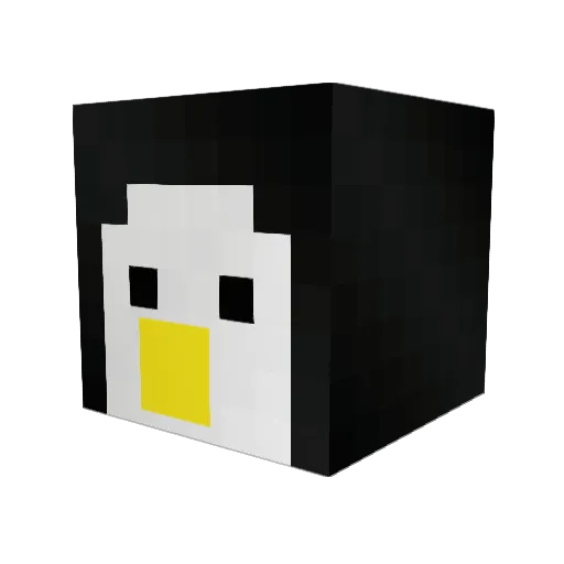 leakypilow Minecraft avatar head, 3D render