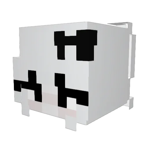 lealw Minecraft avatar head, 3D render