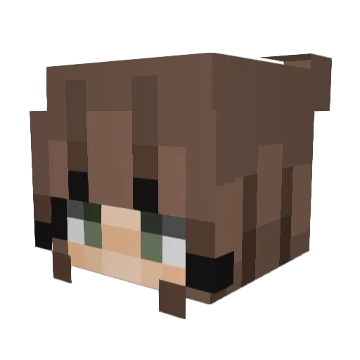 lean0403 Minecraft avatar head, 3D render