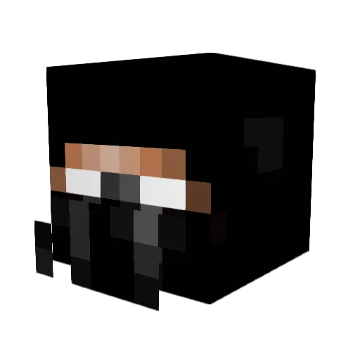 leander20103 Minecraft avatar head, 3D render