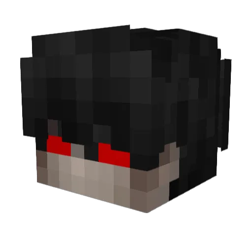 leanderderbre Minecraft avatar head, 3D render