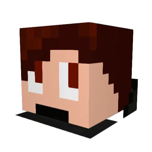 leanejeane Minecraft avatar head, 3D render