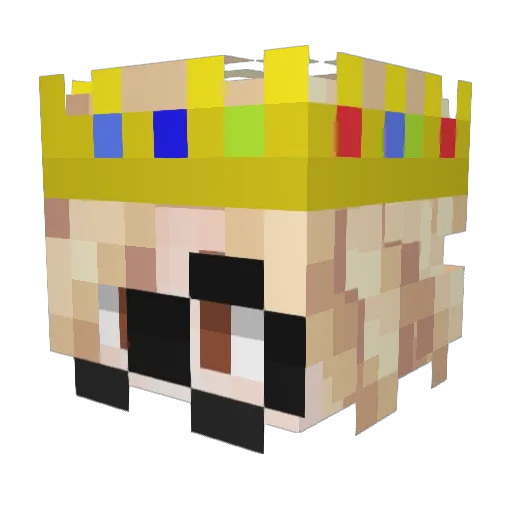 leanflpp Minecraft avatar head, 3D render