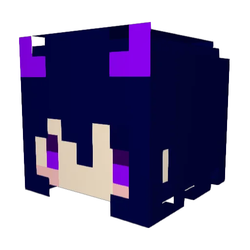 leanne716 Minecraft avatar head, 3D render