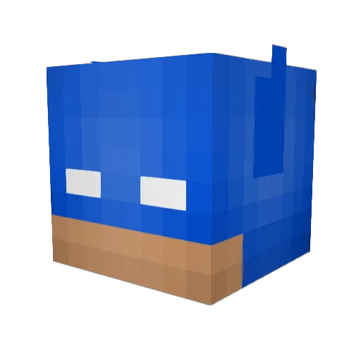 leanrolonXD Minecraft avatar head, 3D render