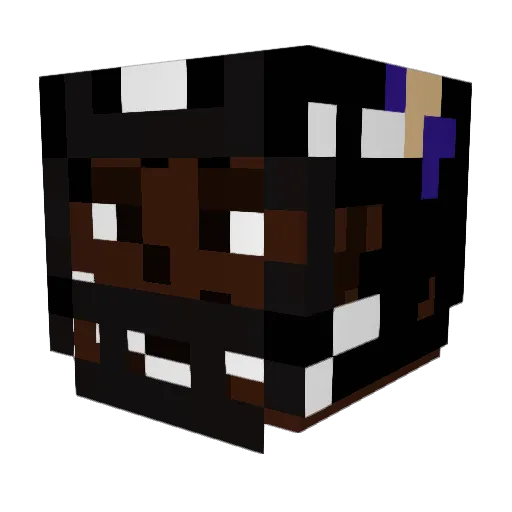 leansipper1600 Minecraft avatar head, 3D render