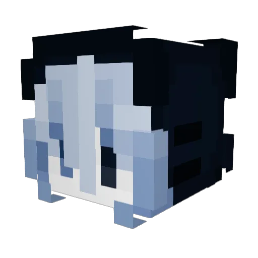 leanstarr Minecraft avatar head, 3D render
