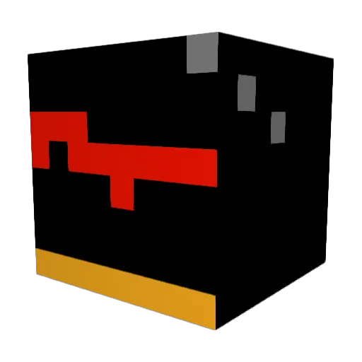 leasfat Minecraft avatar head, 3D render