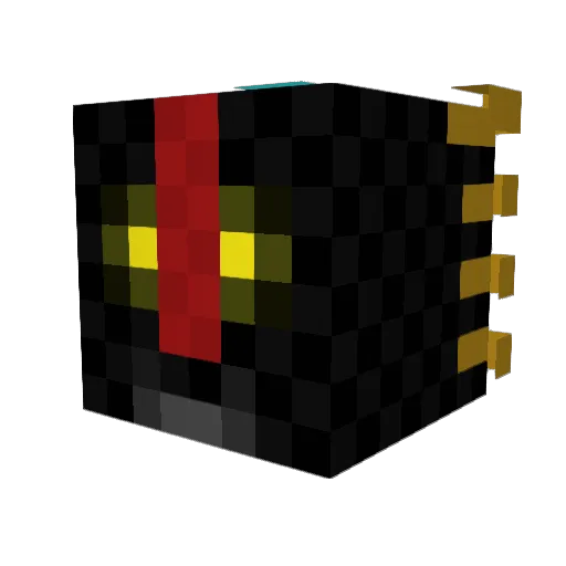 leasoncre Minecraft avatar head, 3D render