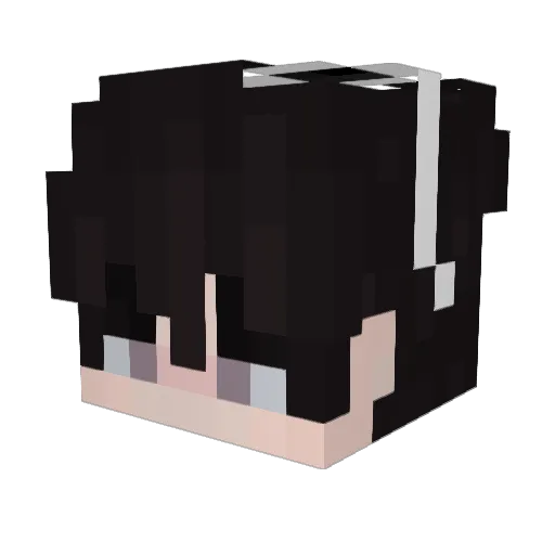 leatshy Minecraft avatar head, 3D render