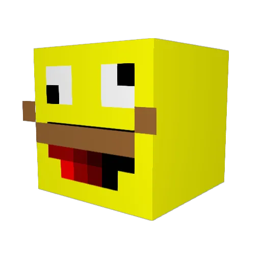 leb18rg Minecraft avatar head, 3D render