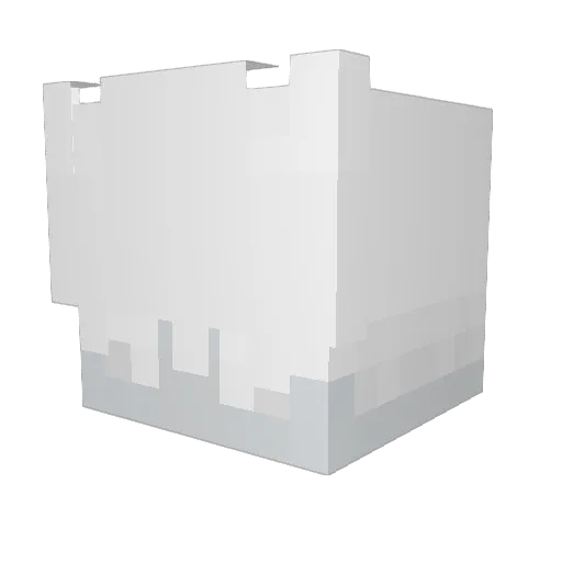 lebensanzeige Minecraft avatar head, 3D render