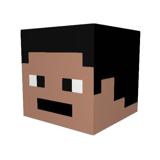leblancBear Minecraft avatar head, 3D render