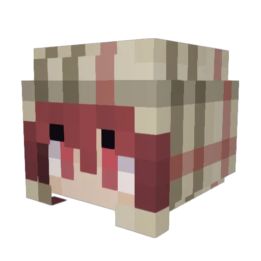 lebo764dipii Minecraft avatar head, 3D render