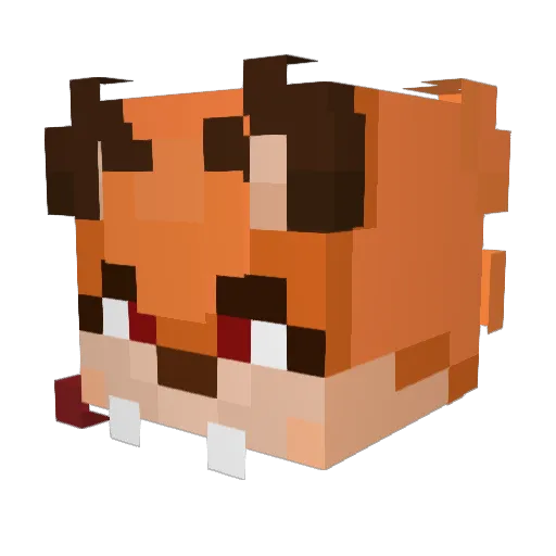 lecenok123 Minecraft avatar head, 3D render