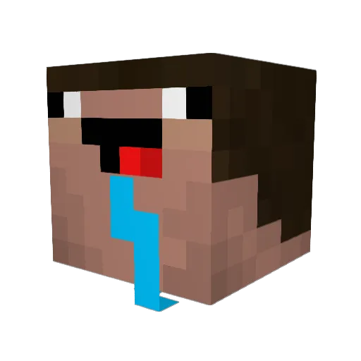 leckeres_brot Minecraft avatar head, 3D render