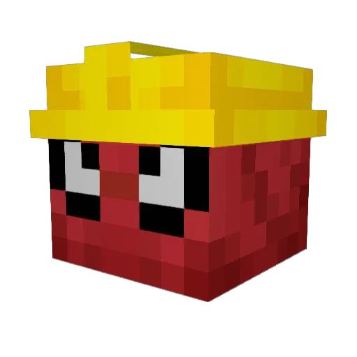 lecoclient Minecraft avatar head, 3D render