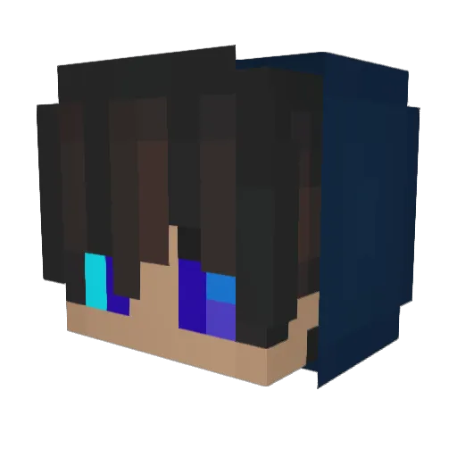 ledcore Minecraft avatar head, 3D render