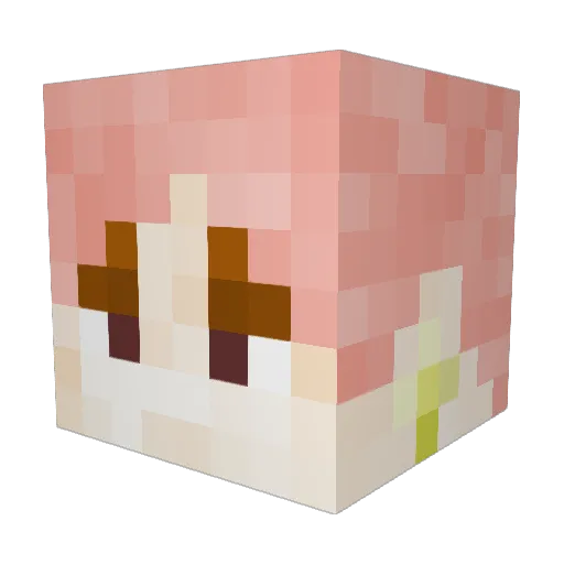 lee123322 Minecraft avatar head, 3D render