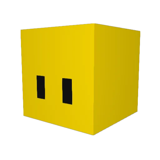 leeHYUNwoo Minecraft avatar head, 3D render