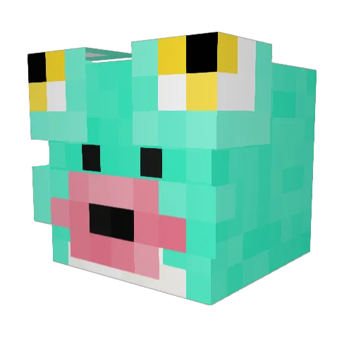 lee_uh Minecraft avatar head, 3D render
