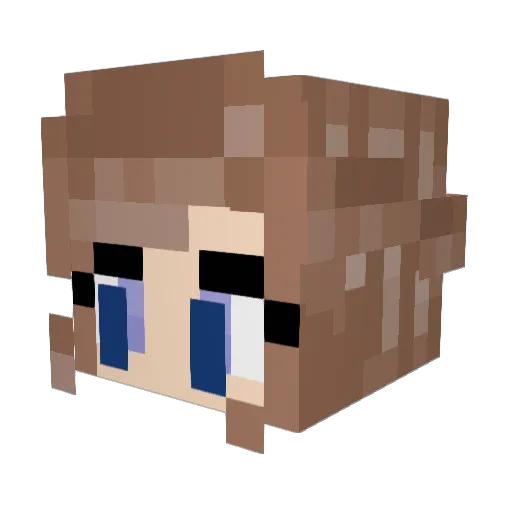 leealiiii Minecraft avatar head, 3D render
