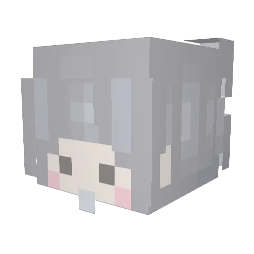 leeddozzi Minecraft avatar head, 3D render