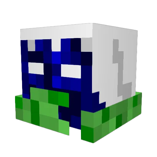 leefranger Minecraft avatar head, 3D render