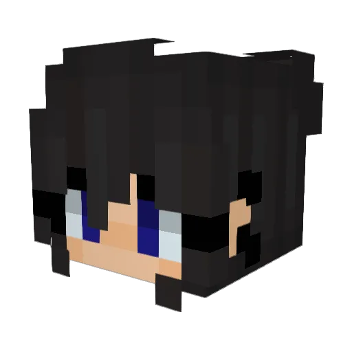 leefy28 Minecraft avatar head, 3D render