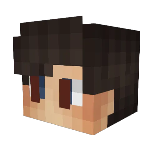 leegarrison Minecraft avatar head, 3D render