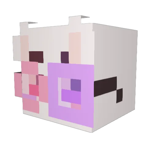 leeggy Minecraft avatar head, 3D render