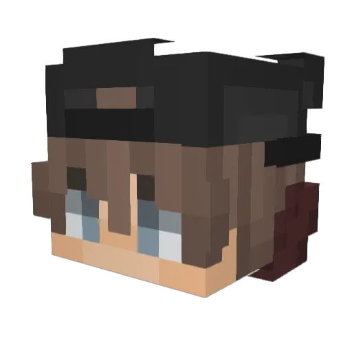 leehun2012 Minecraft avatar head, 3D render