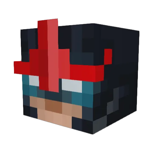 leehyeonho Minecraft avatar head, 3D render
