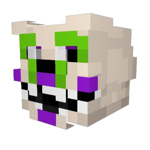 leek45 Minecraft avatar head, 3D render