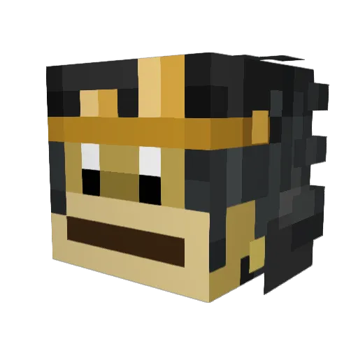 leeki4506 Minecraft avatar head, 3D render
