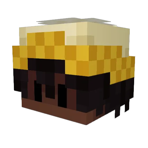 leekleek Minecraft avatar head, 3D render