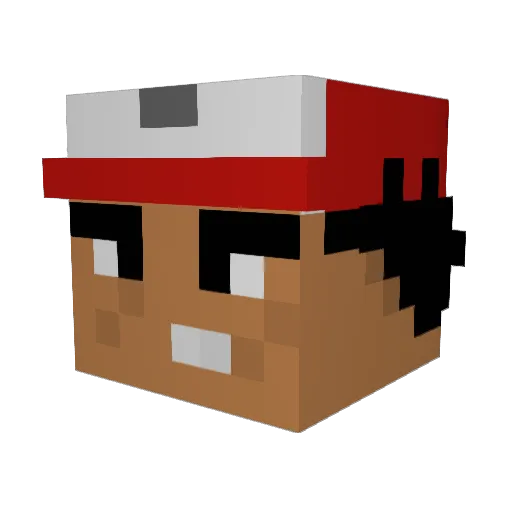leelee123xox Minecraft avatar head, 3D render