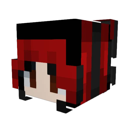 leelee6969 Minecraft avatar head, 3D render