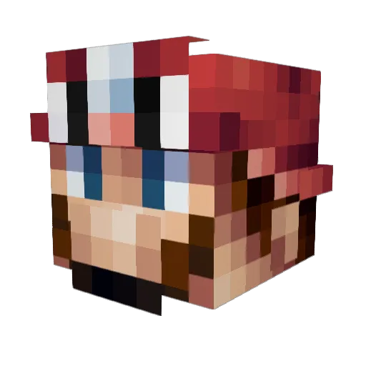 leen3201 Minecraft avatar head, 3D render