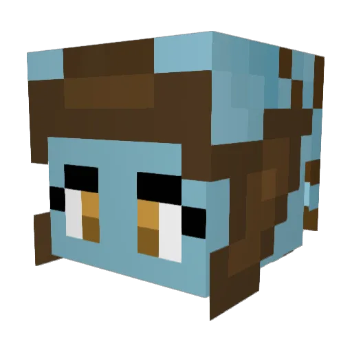 leenalee25 Minecraft avatar head, 3D render